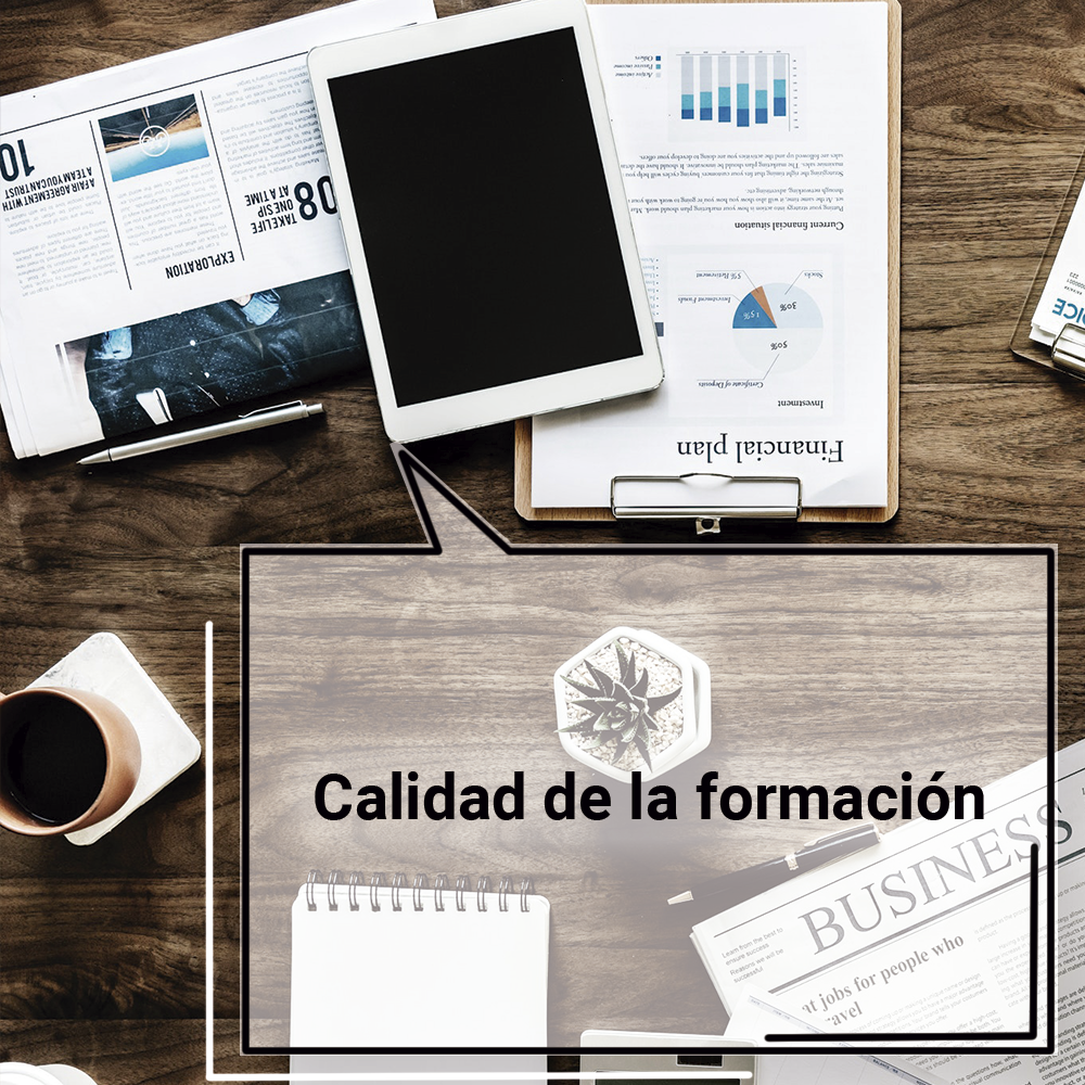 Calidad de la formación. SSCE020PO